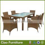 Outdoor Restaurant Table and Chair Furniture Rattan Table Set thumbnail-1