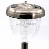 2-PC Stainless Steel Solar Path Light Outdoor LED Landscape Lawn Garden Lamp - 158 mm thumbnail-3
