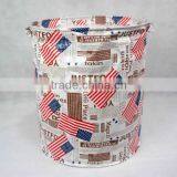 Fabric Folding Laundry Hamper Storage Basket Dirty Clothes Hamper Basket for Kids and Baby Toys Basket thumbnail-1