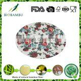 Colorful Promotional Diswasher Safe Bamboo Fiber Tableware Set thumbnail-3