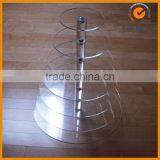 4 Tier Round Acrylic Cupcake Maypole Stand thumbnail-5