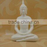 Factory Direct White Ceramic Buddha Statue Wholesale thumbnail-4