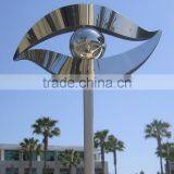 Grande Sculpture Polished Stainless Steel Outdoor Abstract Sculpture thumbnail-1