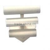 Beige 3 Layer Velvet Bracelet Holder thumbnail-1