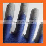 18G Ultra Light Thin Blue PU Palm Coated Warehouse Cashier Work Gloves thumbnail-2