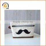 Mr Mustache Canvas Zipper Pouch By Chiqun Dongguan CQ-H01055 thumbnail-1