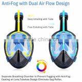 Snorkel Mask Full Face With GoPro Mount Panoramic View Snorkeling Diving Mask Anti-Fog Anti-Leak Longer Snorkel 2 Size Available thumbnail-2