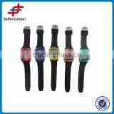 Black Strap Colorful Changing Face Watches, Popular Teenage Fashion Watche