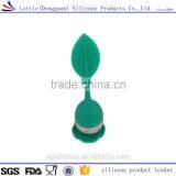 China Manufacturer Eco-Friendly Silicone Tea Infuser Leaf Shape Tea Infuser Water Bottle thumbnail-2