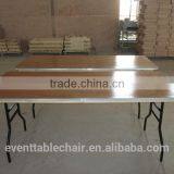 Wholesale Banquet Wooden Folding Table With Alu Table Edge Factory Directly thumbnail-1