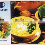 Beautiful Table Mat & Coasters Set,PP, PVC, Factory Direct Supplier