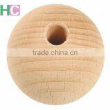Wooden Beads, Natural Wooden Beads, Eco-friendly Wooden Beads, Beech Wood Beads, Beads With Hole for Crafting thumbnail-3