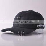 Clearance Sale Hip Hop Unisex Solid Ring Safety Pin Curved Hats Baseball Cap Men Women Snapback Caps Sport Casquette thumbnail-2