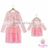 Wholesale Mother and Daughter Matching Dresses Mommy and me Clothing thumbnail-4