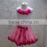 2017New Design Tutu Pettiskirt Set for Girls, Small Fresh Summer Wear Girl's Super Fluffy Pettiskirt Set thumbnail-1