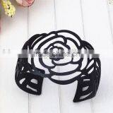 Preety Black Rose Hollow Jewelry Bangles for Girls thumbnail-4