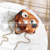 Garment Bag for Kids Make up Bag for Girl Brown Owl Small Hand Bag thumbnail-2