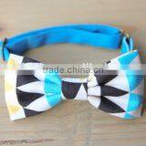 2016 Baby Girls Boutique Print Flower Bulk Wholesale Newborn Baby Ruffle Bowknot Headband thumbnail-2