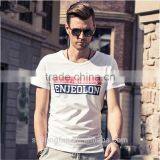 Latest 100% Cotton Short Sleeve T-shirt Hood T-shirt Clothes For Men With Custom Garment thumbnail-5
