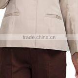 Custom Perfect Fit Fashiom Restaurant Housekeeping Uniform , Catering Staff Uniforms Wholesale thumbnail-3