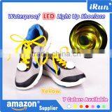 Color Pink Boys Girls Kids Light Up Glow LED Shoelaces Flash Party Disco Shoe Laces Shoe Strings Lacets - EBay/Amazon Supplier thumbnail-2