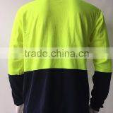 Hot Sale Poly/cotton Two-tone Long Sleeve Australia Safety Day Use Only Reflective Polo Shirt thumbnail-2