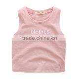 Wholesale Summer Sleeveless Cotton Boys Casual Children Tops thumbnail-2