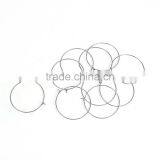 Custom Bar Accessories Round Silver Tone Stainless Steel Wine Glass Charms thumbnail-3