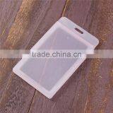 Light Pink Plastic Horizontal ID Card Holders for Girls thumbnail-1