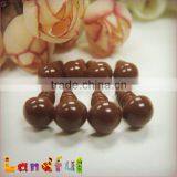9mm Amigurumi Eyes Handmade Doll Plastic Solid Brown Eyes thumbnail-6
