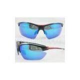 Bicolor Slim Temple Sport Sunglass Eyewear With UV400 Protection thumbnail-1