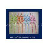 Soft PVC Rubber Silicone Drinking Straw Holder / Recyled Plastic Drink Straws thumbnail-1