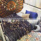 Supper Fashionable Solid Sherpa Fleece Blanket thumbnail-1