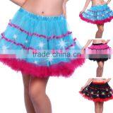 Adult LED Tulle Tutu Glowing Light Up Skirt for Party Stage Costume Show Nightclub thumbnail-5