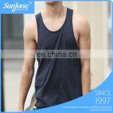 Wholesale plain loose fit tank tops for men