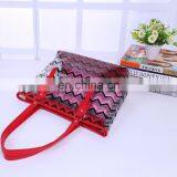 Large Capacity Candy Color Korean Clear PVC Beach Tote Bag thumbnail-4