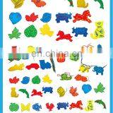 New 2017 Diy 269 Pcs Mushrooms Nails Puzzle Toy Board Funny Blocks for Kids thumbnail-5