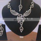 INDIAN DESIGNER AMERICAN DIAMOND ZIRCONIC JEWELRY SET