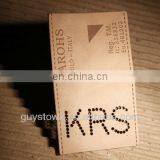 Wholesale Custom Denim Jeans Private Leather Label Patch for Clothing thumbnail-4