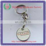 Promotional Trolley Coin Keychain With Logo/supermarket Trolley Coin Keychain
