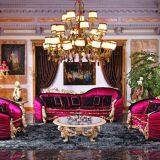 OE-FASHION American Style Antique Style Red Latest Design European Style Sofa thumbnail-1