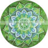 Good Quality Digital Printing Round Suede Natural Rubber Yoga Mat thumbnail-2