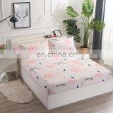 Wholesale Popular Comforter Floral Print Flat Queen King Size Fitted Bed Sheets thumbnail-5