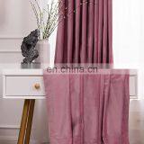Hot Sale Plain Solid Classic Simple Luxury Style Soft Silky Window Velvet Curtains For Living Room Bedroom thumbnail-6