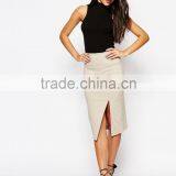 Suede Midi Women Skirt thumbnail-5