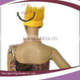 Promotional Light Yellow Custom Party Fans Wigs thumbnail-3