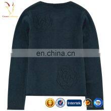 Round Neck Baby Knitted Cardigan Kids Wool Cardigan Sweaters thumbnail-2