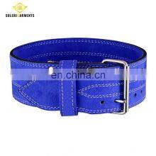 Пояс для силовых упражнений в зале, фитнесе и бодибилдинге, обеспечивающий поддержку спины. Пояс для силовых тренировок, спортивное снаряжение из коровьяка. thumbnail-2