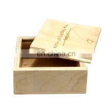 Handmade Custom Wood Box Gift Pine Bamboo Solid Wooden Storage Box thumbnail-2
