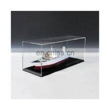 PMMA Display Box for Ship Figure Acrylic Model Display Case